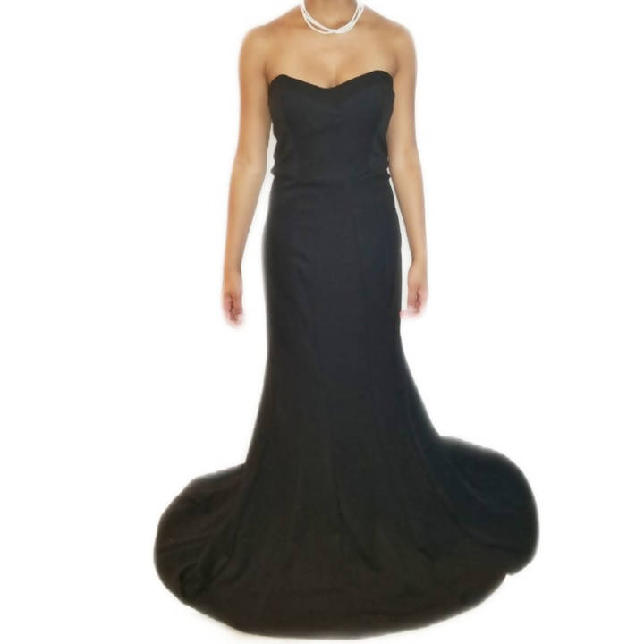Timeless Glamour Strapless Mermaid Gown - Junior Size L