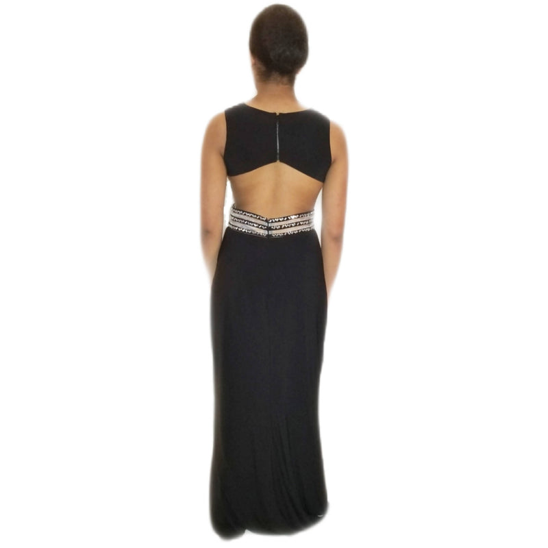 Lupita Embellished Open Back Gown - Junior Size 5